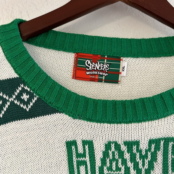 Spencer's Sweaters Spencers Light Up Bob Ross Christmas Sweater Xxl Poshmark